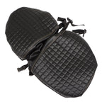 4Pcs Black Front & Rear Seat Covers For EZGO Medalist TXT 1994-2013 Golf Carts