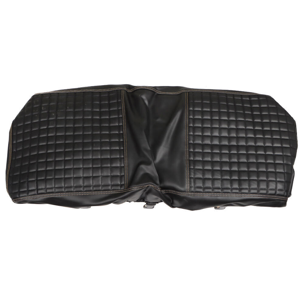 4Pcs Black Front & Rear Seat Covers For EZGO Medalist TXT 1994-2013 Golf Carts