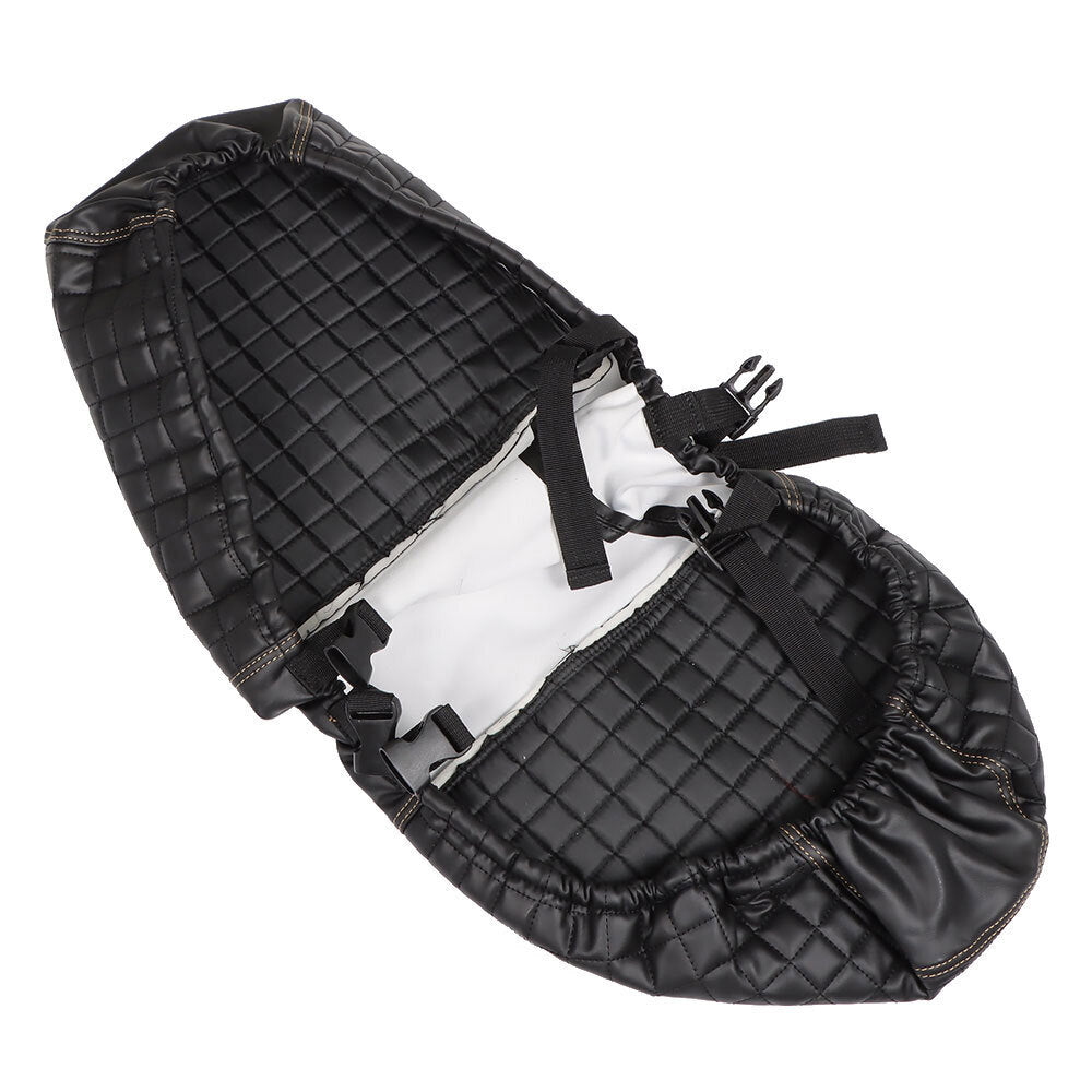 4Pcs Black Front & Rear Seat Covers For EZGO Medalist TXT 1994-2013 Golf Carts