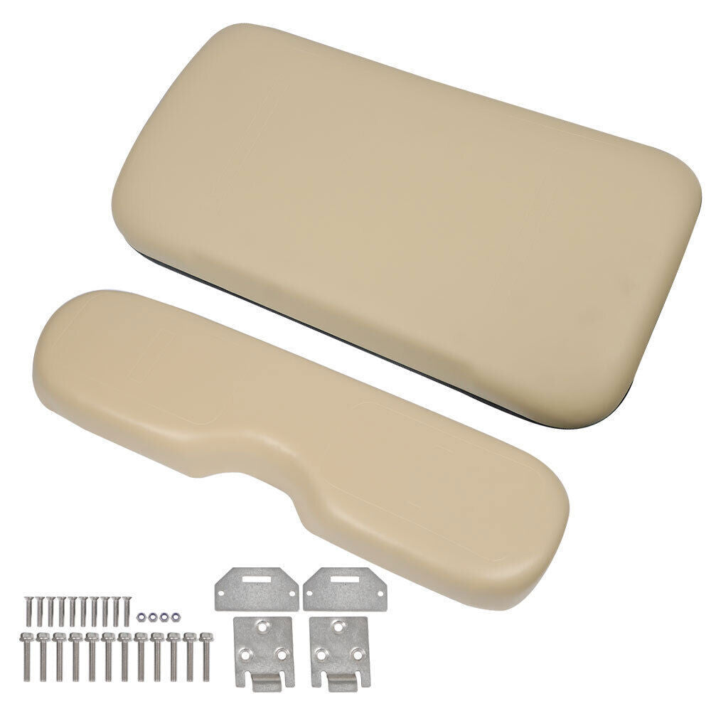 W/ Hardware Front Seat Cushion For E-Z-GO Medalist TXT 1994-2013 Models -Tan
