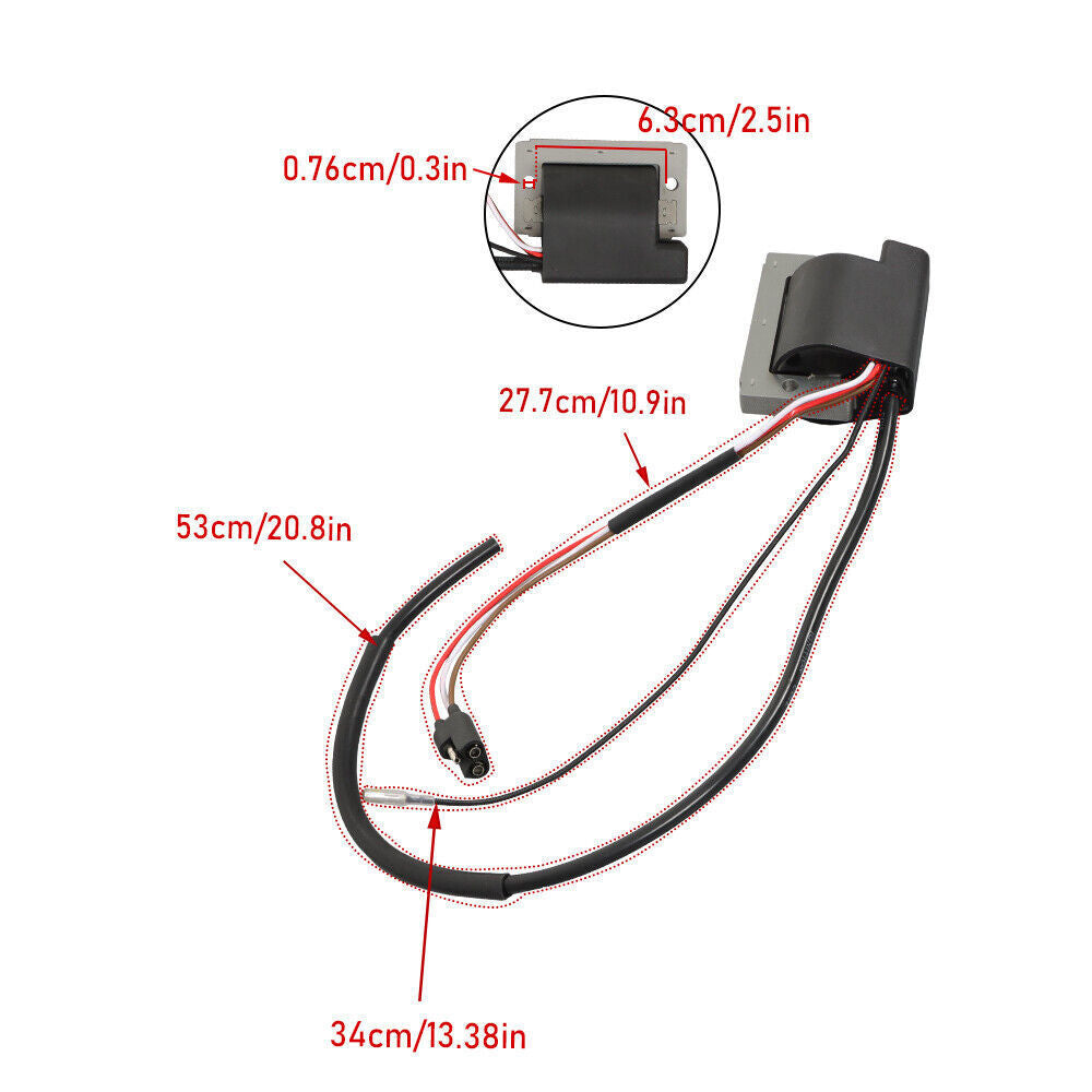 Fits For Club Car DS Golf Cart 1984-1989 Models 341cc Ignition Coil #1012520