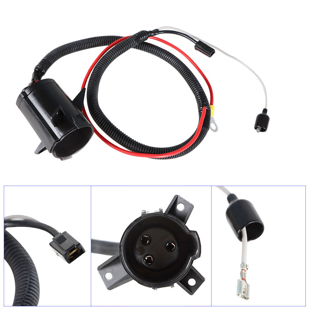 48V Charger Plug Receptacle For Club Car Precedent Electric 2004-Up Golf Cart