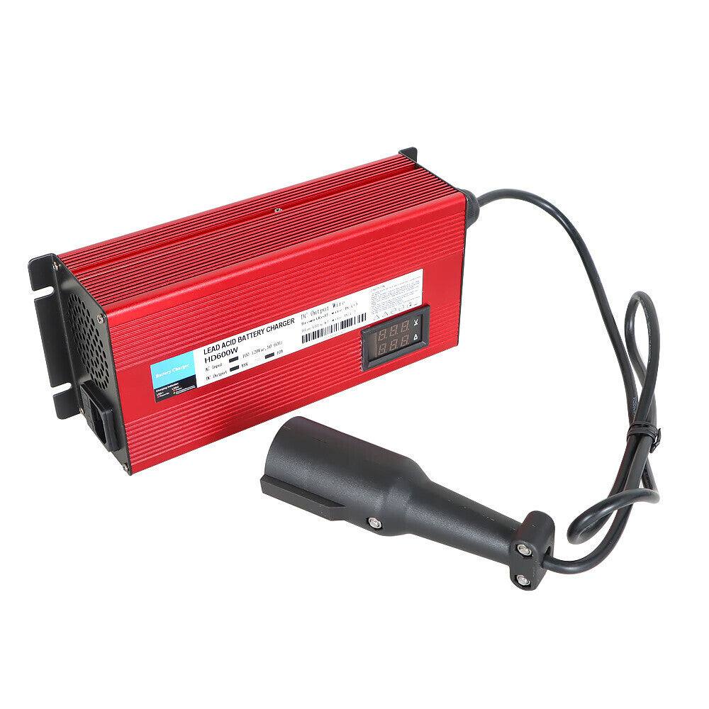 48Volt 10A Round 3 Pin Plug Charger with OBC bypass For Club Car Golf Cart