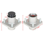 Front Hub Assembly Wheel Hub ×2 For EZGO TXT/ Medalist G/E Golf Cart 1976-2001.5