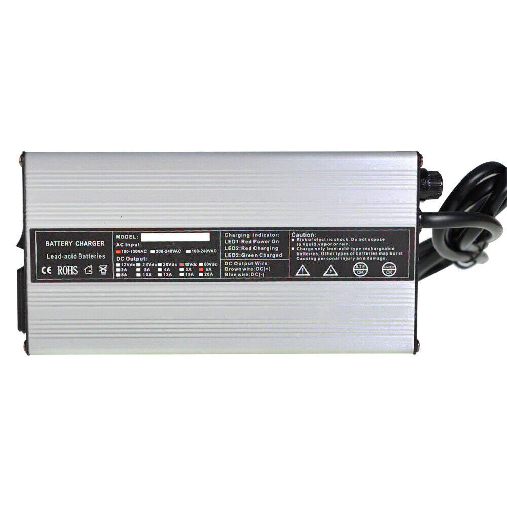 Golf Cart 48 Volt 6A Battery Charger FOR Star E-Z-Go TXT Club Car DS Yamaha
