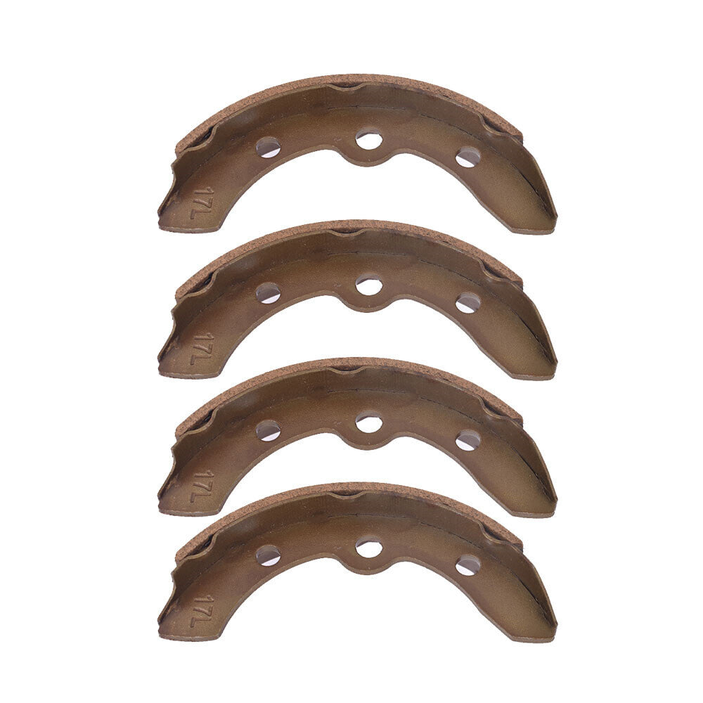 Set Of 4 Rear Brake Shoes For Club Car Golf Cart 1981-1994 G&E Models #1011463