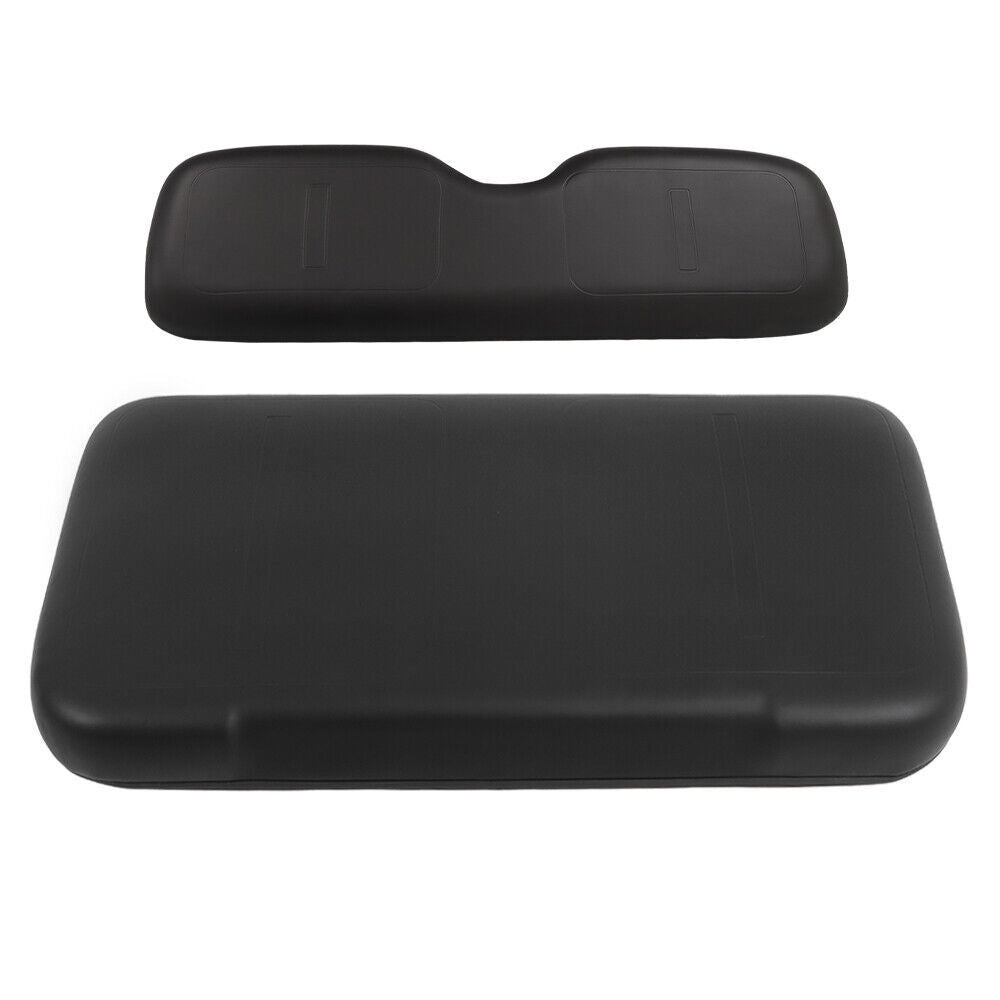 Black Front Seat Cushion with Hardware For EZGO Medalist TXT 1994-2013 Golf Cart