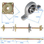 32" Rear Live Axle Kit+Brake Assembly+Sprocket Hub Go Kart / ATV / Drift Trike