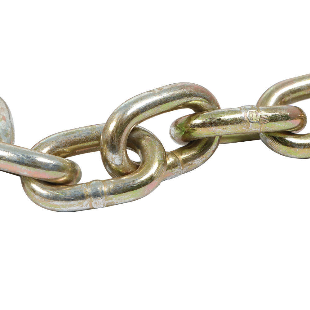 3/8" 20' G70 Tow Chain Tie Down Binder With Grade 70 Hooks 2 Pack