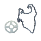 Rear Drive Chain with Chain Sprocket T8F 54T For Mini Bike ATV Quad Go kart