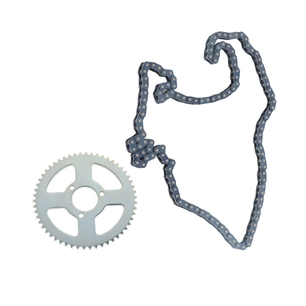 Rear Drive Chain with Chain Sprocket T8F 54T For Mini Bike ATV Quad Go kart