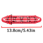 New 4 Way Terminal Junction Block Busbar 3/8" 250 amp 12v with Cover - Red