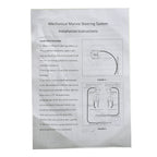 13 Feet Boat Rotary Steering System Outboard Kit SS13713 Marine With Wheel 13.5"