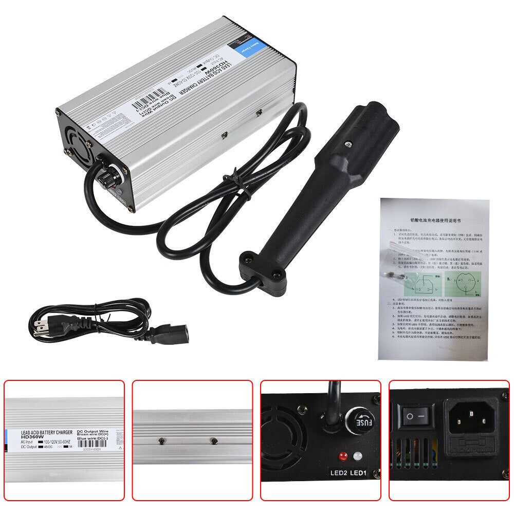 48Volt 6Amps for Yamaha DRIVE DRE G29 3 pin Golf Cart Battery Charger 2007-up