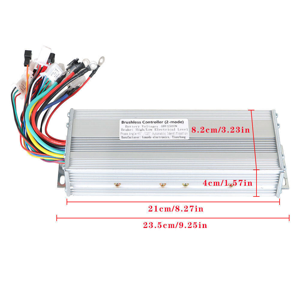 US 48V 1500W DC Motor Speed Controller Electric Bicycle E-bike Scooter Brushless