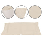 Front Seat Cover Precedent Golf Carts For Club Car - White Bottom And Backrest