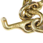 5/16''x3' G70 V-Chain Bridle w/ 8" Medium J Hooks, T- Hook & J-Hook w/Grab Hooks