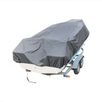 Heavy Duty Fabric Waterproof 90"  V Hull Boat Cover 14 15 16Ft  210D