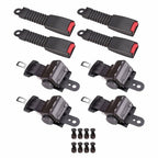 Fit For EZGO/Yamaha/Club Car 42' Golf Cart Seat Belts Lap Set Retractable 4 Sets