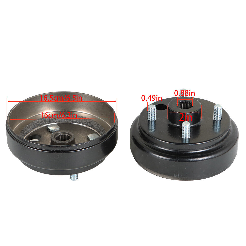 Golf Cart Rear Wheel Brake Hub Drum 30 Teeth X2 For  91+ EZGO Gas 4 Cycle RXV