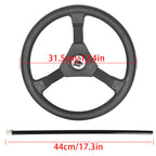 13 Feet Boat Rotary Steering System Outboard Kit SS13713 Marine With 13.5" Wheel
