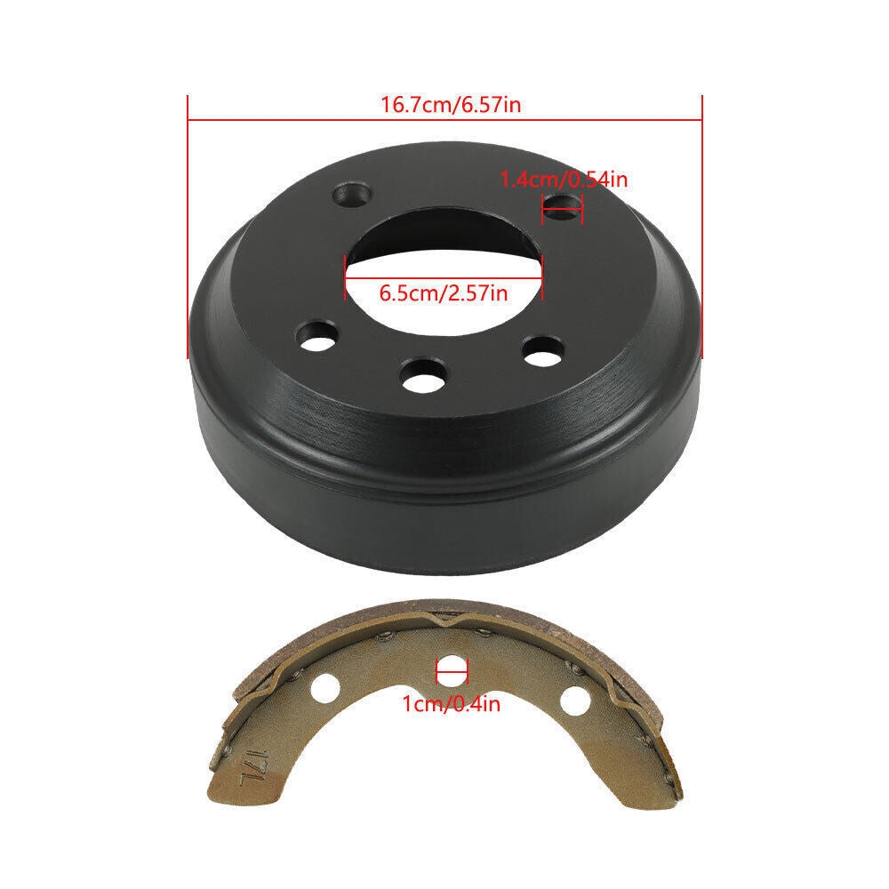 For Yamaha G1, G2, G8, G9 (82-92) Gas/Electric Golf Cart Brake Drums Shoes Kit