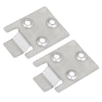 2 Sets of Seat Hinge Bottom and Plate for EZGO TXT Medalist Golf Cart (1995-up)
