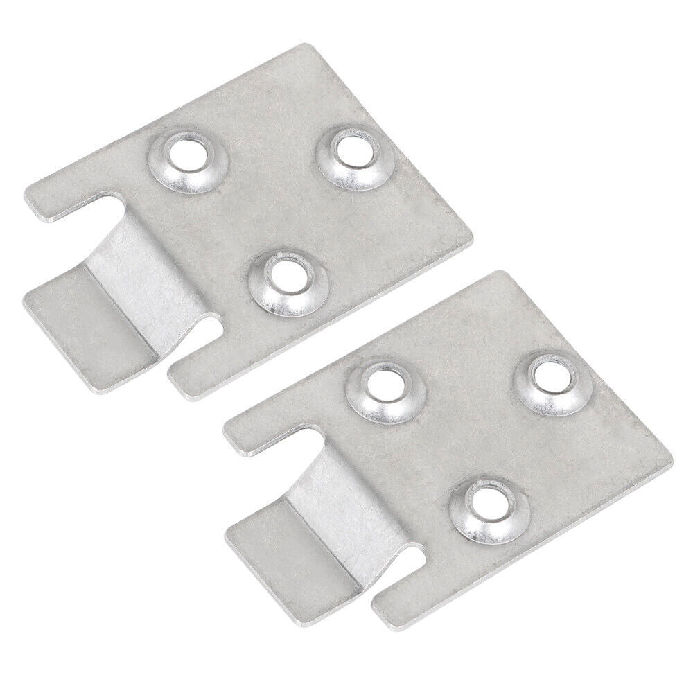 2 Sets of Seat Hinge Bottom and Plate for EZGO TXT Medalist Golf Cart (1995-up)