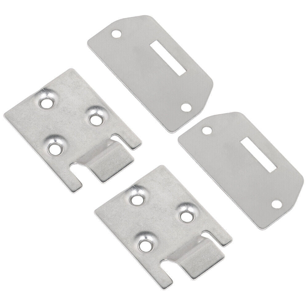 2 Sets of Seat Hinge Bottom and Plate for EZGO TXT Medalist Golf Cart (1995-up)