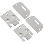 2 Sets of Seat Hinge Bottom and Plate for EZGO TXT Medalist Golf Cart (1995-up)