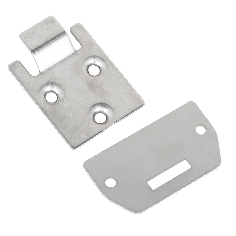 2 Sets of Seat Hinge Bottom and Plate for EZGO TXT Medalist Golf Cart (1995-up)