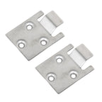 2 Sets of Seat Hinge Bottom and Plate for EZGO TXT Medalist Golf Cart (1995-up)