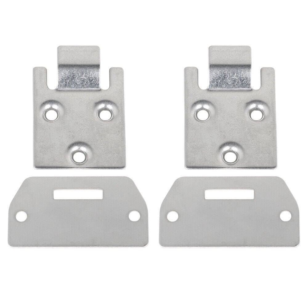 2 Sets of Seat Hinge Bottom and Plate for EZGO TXT Medalist Golf Cart (1995-up)