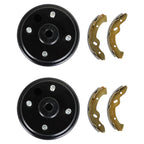 Golf Cart Rear Brake hub Drums Brake Shoe Kit For EZGO Electric TXT 96+ 70795G01
