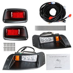 BASIC FULL LED LIGHT KIT For EZGO TXT, PDS, DCS  ELECTRIC & GAS 1996-2013