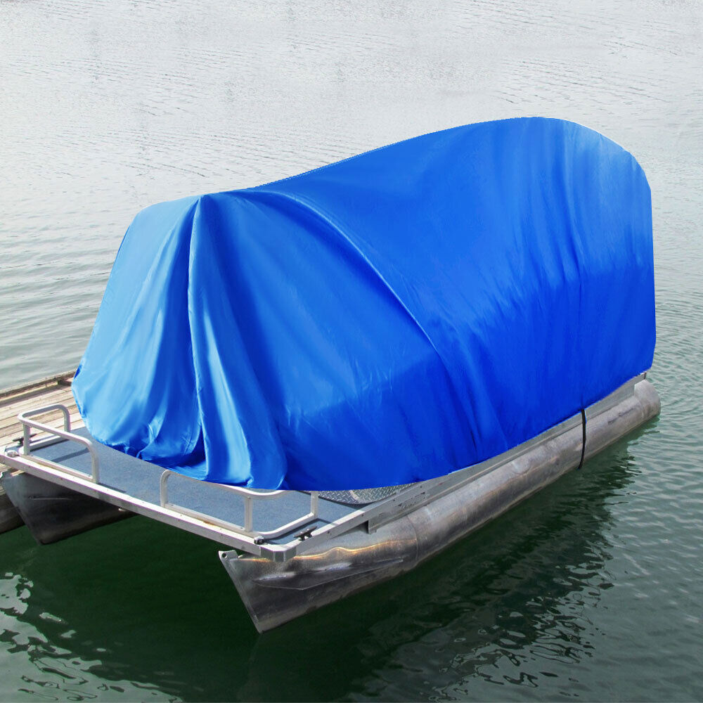 Boat Cover 21' 22' 23' 24' Waterproof Trailerable Heavy Duty Pontoon Beam 102"