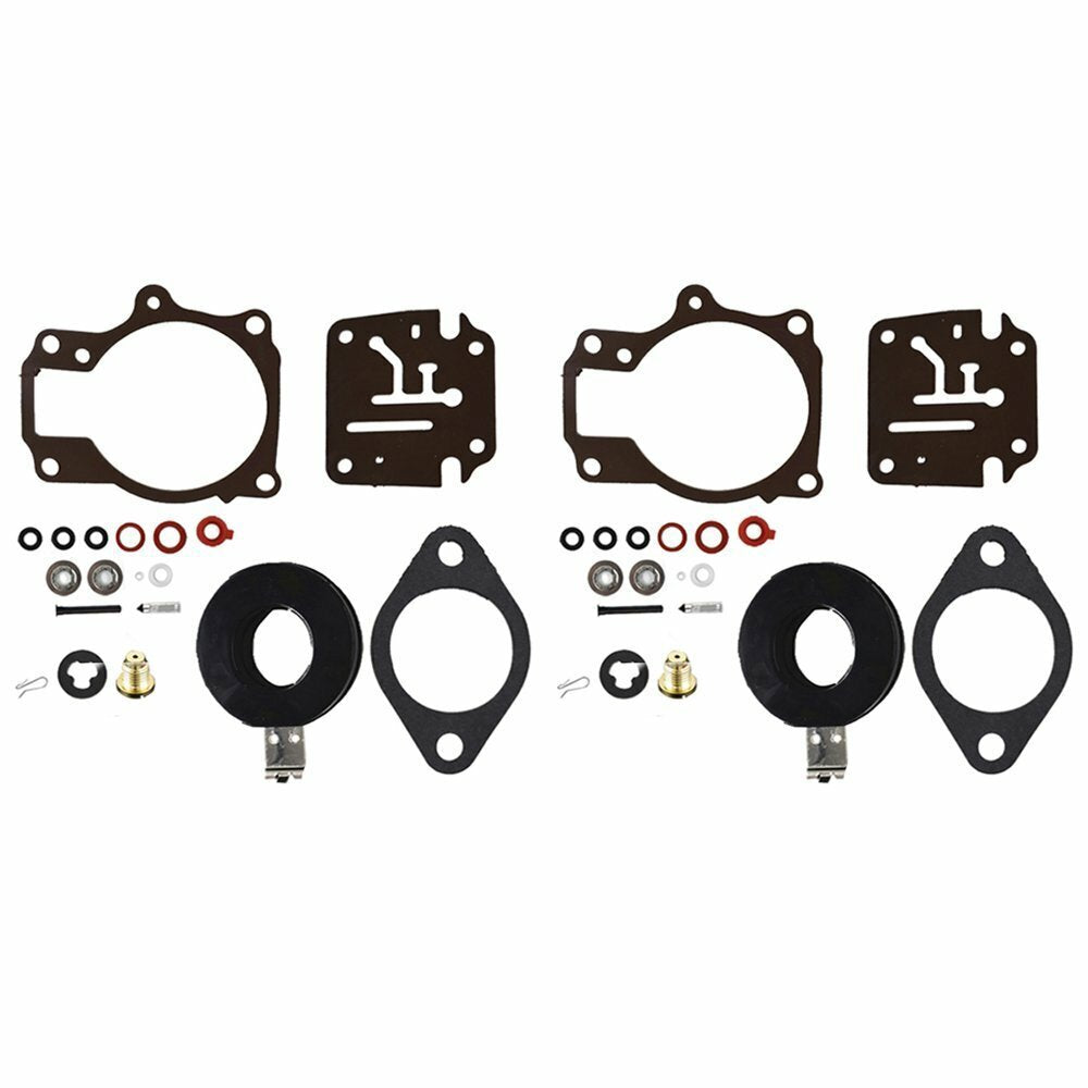 2 Carburetor Rebuild Kit For Johnson Evinrude 45HP 48HP 50HP 55HP 60HP 65HP