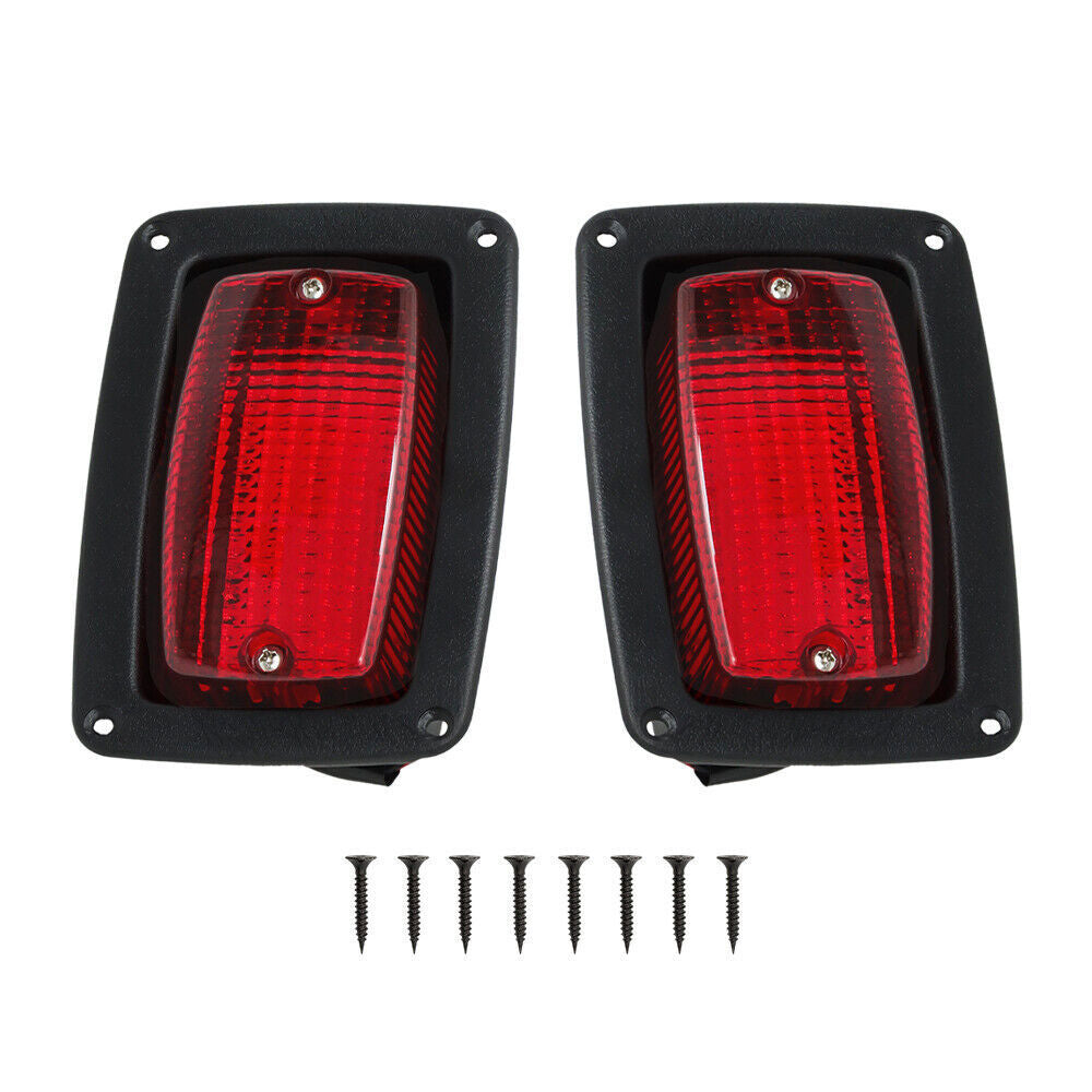 FOR Club Car DS Golf Cart LED Tail Light Kit, 3 Wire Rear Taillights 1982-up