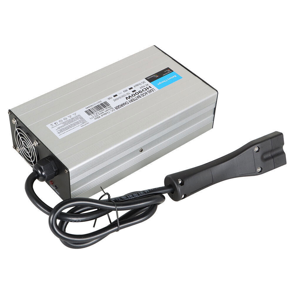 For Club Car EzGo Yamaha Golf Cart 48V 15A Battery Charger with RXV Plug/LED