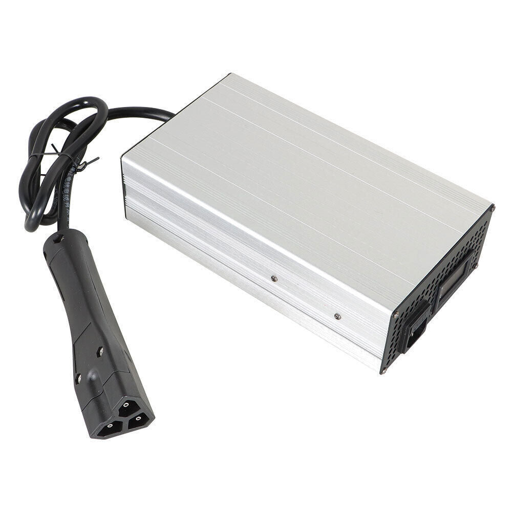 For Club Car EzGo Yamaha Golf Cart 48V 15A Battery Charger with RXV Plug/LED