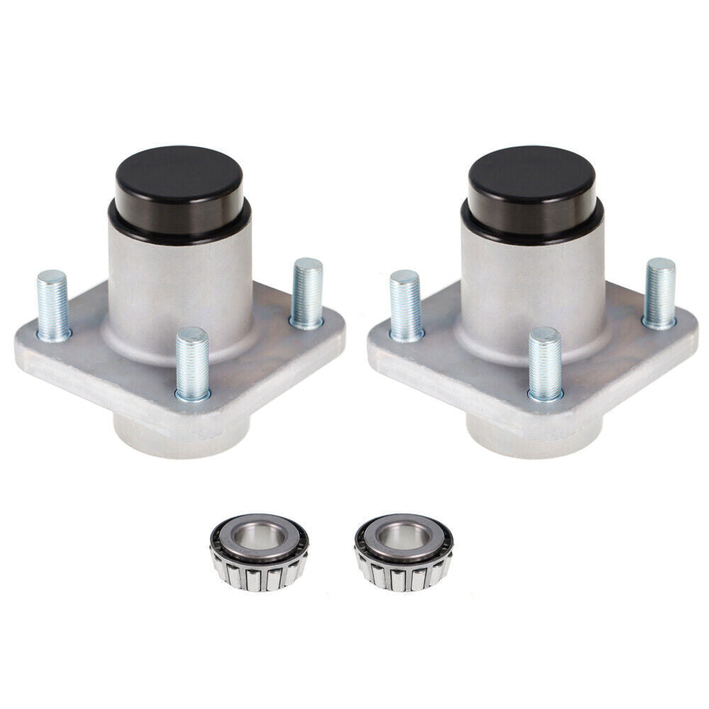 2x Front Wheel Hub Kit Bearings Seals For Club Car DS 1982-2002 Golf Cart Models