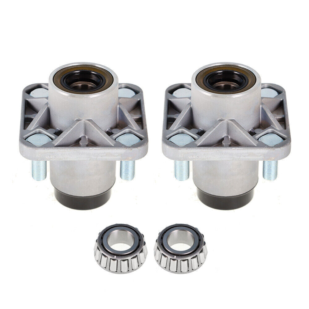 2x Front Wheel Hub Kit Bearings Seals For Club Car DS 1982-2002 Golf Cart Models