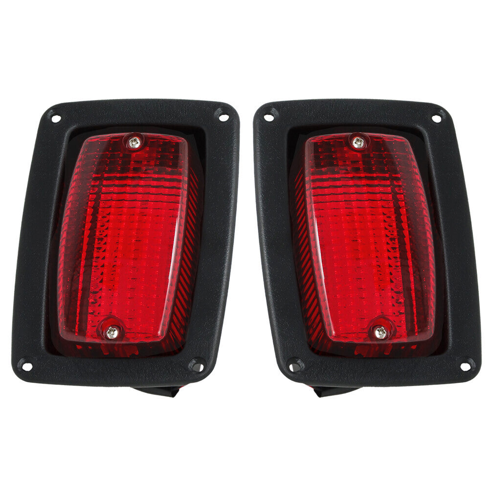 2 Golf Cart LED Tail Light 3 Wire Rear Taillights Pair Fits for Club Car DS