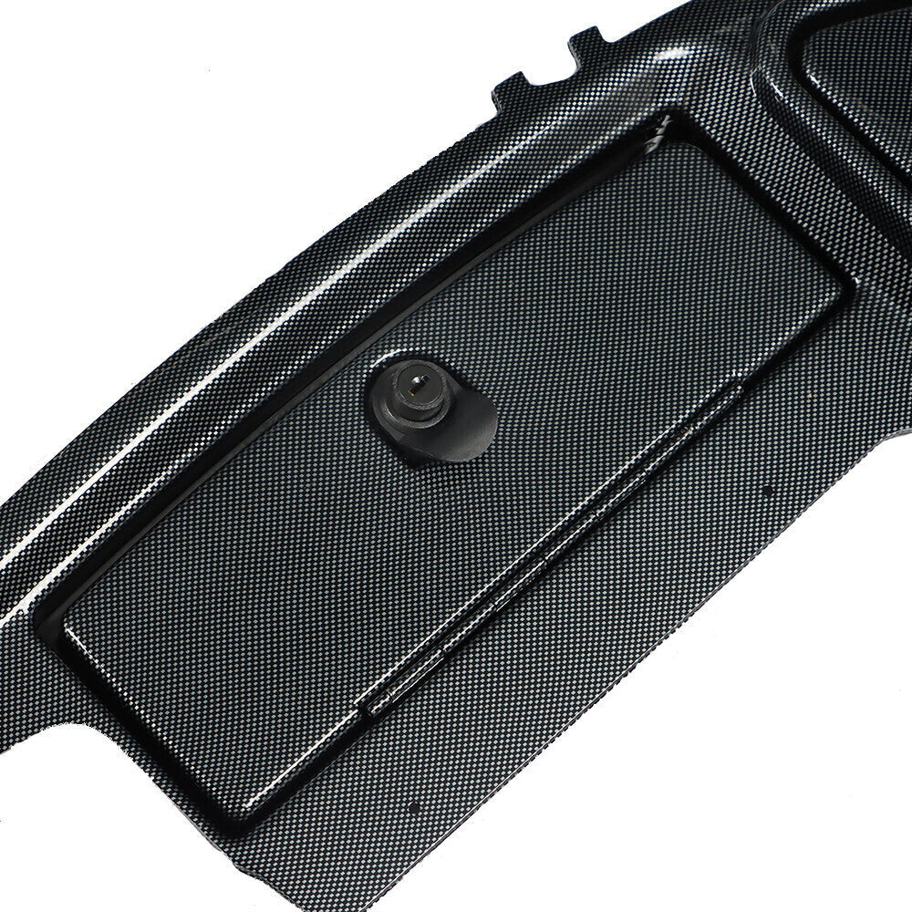 Carbon Fiber Dash with Locking Doors For Club Car Precedent Golf Cart  2008.5 +