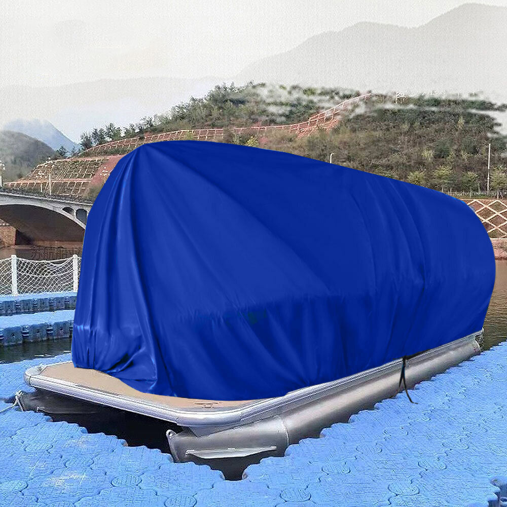 21' 22' 23' 24' Boat Cover Waterproof Trailerable Heavy Duty Pontoon Beam 102"