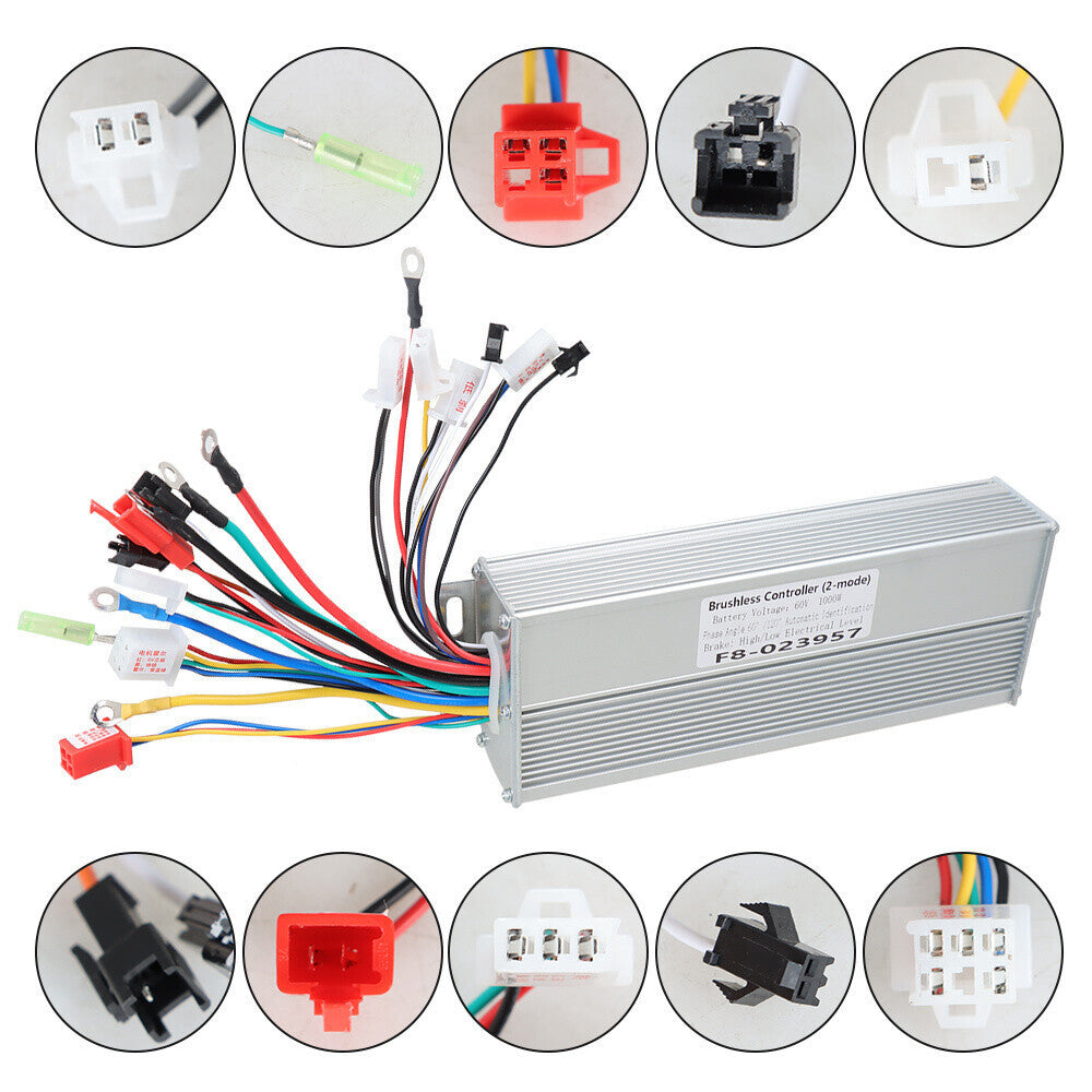 Electric Bicycle E-bike Scooter Brushless Motor Speed Controller 60V 1000W DC