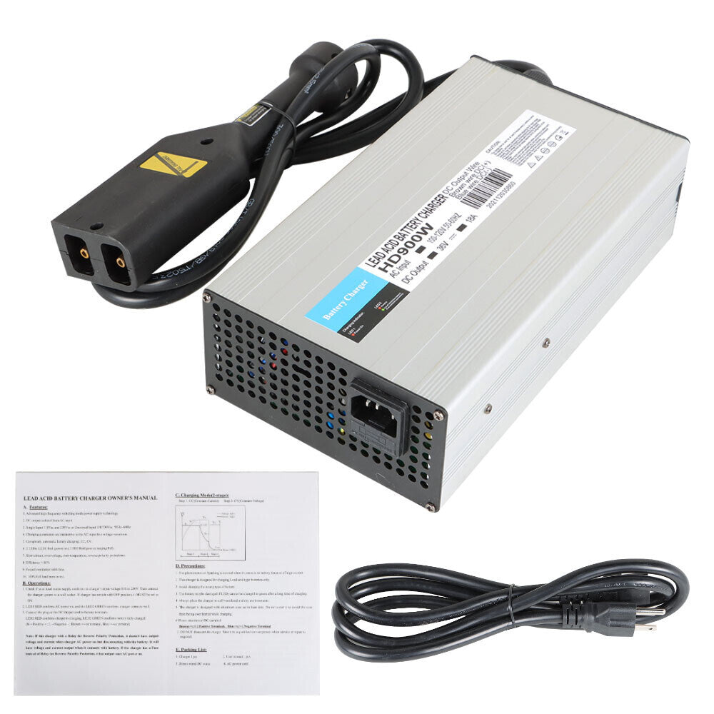 36 Volt 18 Amps Golf Cart Battery Charger w/D Style Plug For EZGO TXT Golf Cart