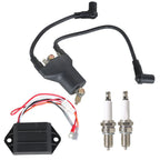 For E-Z-GO Golf Cart 4 Cycle Gas 96-98 Ignition Coil CDI Ignitor AC Spark Plug