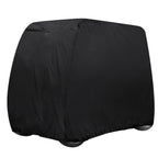 Black Waterproof Golf Cart Storage Cover 4 Passenger for EZGO Club Car Yamaha