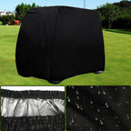Black Waterproof Golf Cart Storage Cover 4 Passenger for EZGO Club Car Yamaha